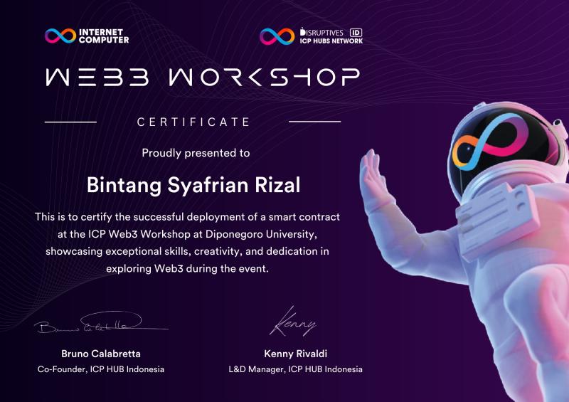 ICP Web3 Workshop
